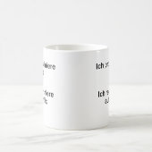 Unispruch "Ich prokrastiniere nicht" Studenten Kaffeetasse (Mittel)