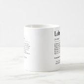 Unispruch "Lehramt" Geschenk, Studenten Kaffeetasse (Mittel)