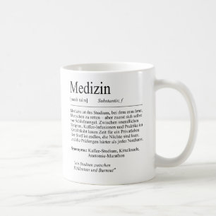 Unispruch "Medizin" Geschenk, Studenten Kaffeetasse