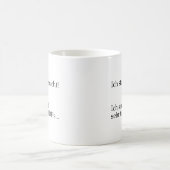 Unispruch "teure PDFs" Geschenk, Studenten Kaffeetasse (Mittel)