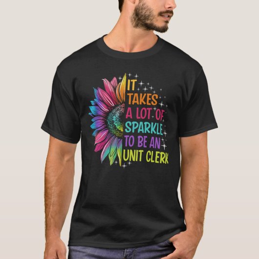 Unit Clerk Sparkle T-Shirt (Vorderseite)