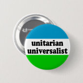 Unitarian universalistisch button (Vorne & Hinten)