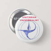 Unitarian universalistisch button (Vorne & Hinten)