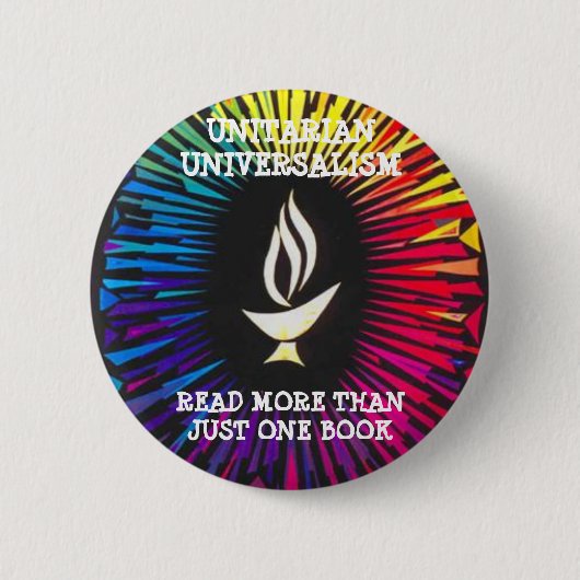 Unitarians lasen mehr als gerade ein Buch Button (Vorderseite)