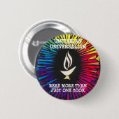 Unitarians lasen mehr als gerade ein Buch Button (Vorne & Hinten)