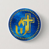 Unitarisches Universalismus-Chaos und Christliches Button (Vorderseite)