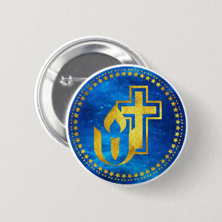 Unitarisches Universalismus-Chaos und Christliches Button