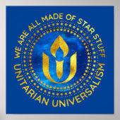 Unitaristische Universalismus-Chalies Poster (Vorne)