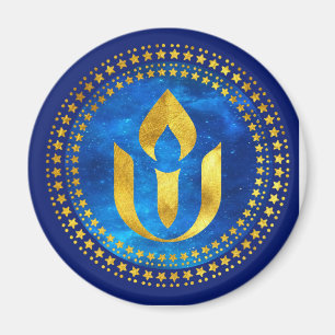 Unitaristische Universalismus in einem nächtlichen Magnet