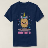 Unitato Unicorn Potato Niedlich Gemüsefritten T-Shirt (Design vorne)
