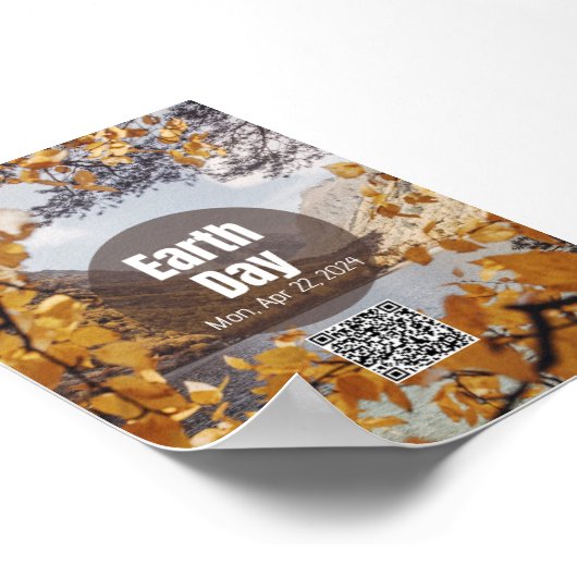 "Unite for Earth": Earth Day 2024 Event Poster (Ecke)