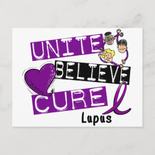 UNITE GLAUBEN CURE Lupus Postkarte