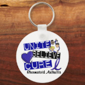 UNITE GLAUBEN CURE Rheumatoide Arthritis Schlüsselanhänger (Vorderseite)
