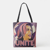 Unite - Kamala Harris Walz 2024 Tote Bag Tasche (Rückseite)
