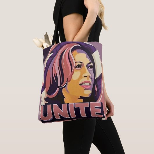 Unite - Kamala Harris Walz 2024 Tote Bag Tasche (Von Nahem)