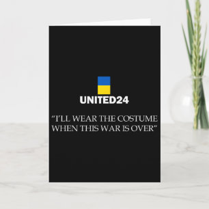United24 Ukraine Ich werde das Kostüm tragen, wenn Karte
