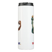 United 2026 Unity Selfie Wasserflasche Thermosbecher (Rückseite)