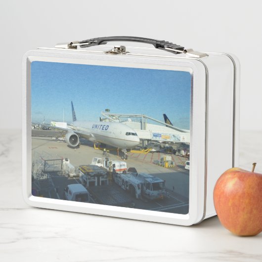United Air Flugzeug Lunch Box (Beispiel)