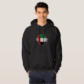 United Arab Emirates Flag Hoodie (Vorne ganz)