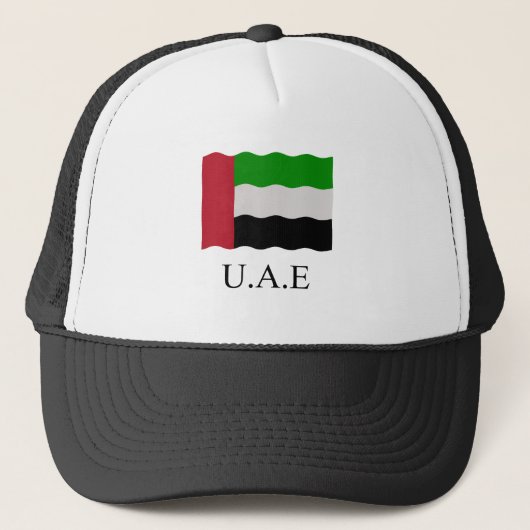 United Arab Emirates Flag Truckerkappe (Vorderseite)
