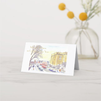 United Bristol Lodekka Weihnachtskarten Platzkarte