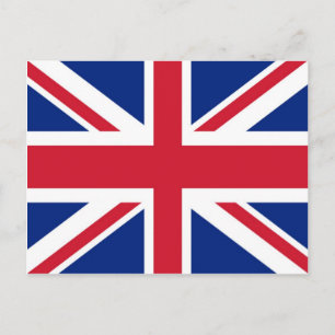 United/British/Union Jack Flag Poster Postkarte