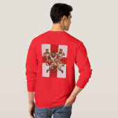 United Charge Rugby Team Spirit T-Shirt (Schwarz voll)