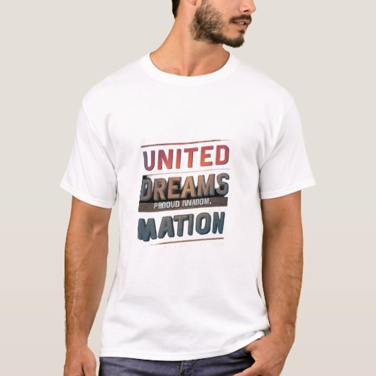 United Dreams Strong Hearts T-Shirt (Vorderseite)