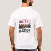 United Dreams Strong Hearts T-Shirt (Rückseite)
