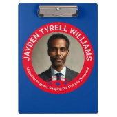 United for Progress: Shaping Our District's Fate Klemmbrett (Vorderseite)