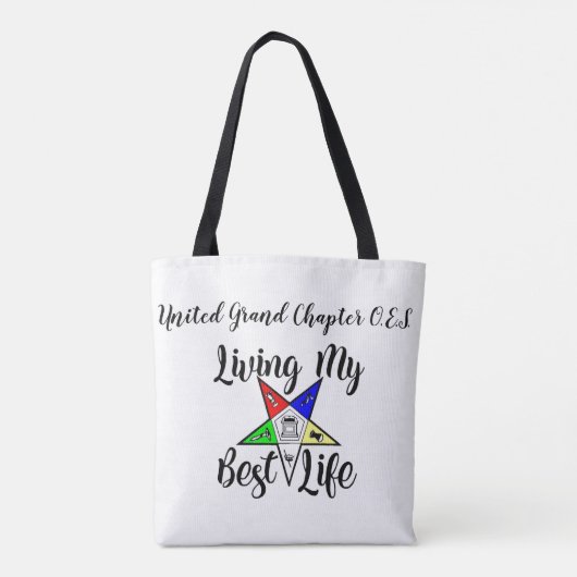 United Grand Chapter O.E.S. Tote Bag Tasche (Rückseite)