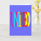 United Grey Card B Karte (Gelbe Blume)