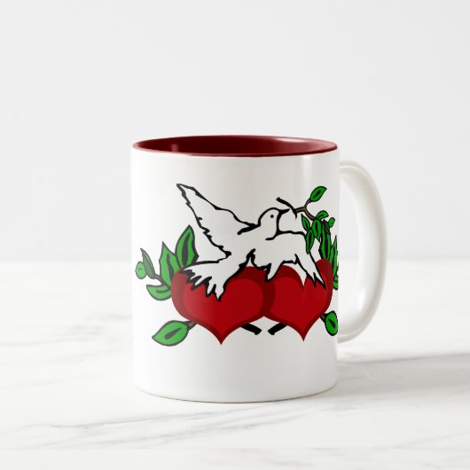 United Hearts Tasse (VorderseiteRechts)