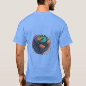 United in Dreams schönes T - Shirt-Design T-Shirt (Rückseite)