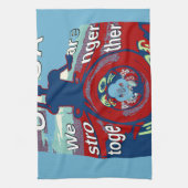 United in Hope: Stronger Together - USA Art Print Handtuch (Vertikal)