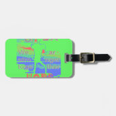 United in Hope: Stronger Together - Vibrannt USA Gepäckanhänger (Vorderseite horizontal)