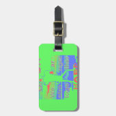 United in Hope: Stronger Together - Vibrannt USA Gepäckanhänger (Vorderseite vertikal)