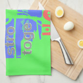 United in Hope: Stronger Together - Vibrannt USA Küchentuch (Viertel Falte)