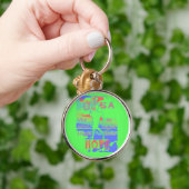 United in Hope: Stronger Together - Vibrannt USA Schlüsselanhänger (Hand)