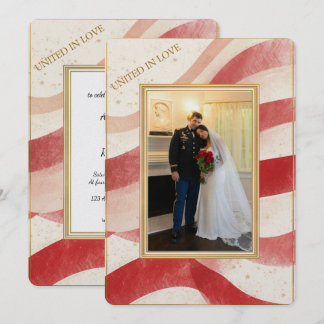 United In Love Hochzeit Einladung