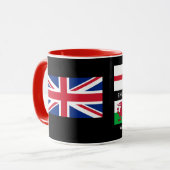 UNITED KINGDOM All Flag Mug Tasse (Vorderseite Links)