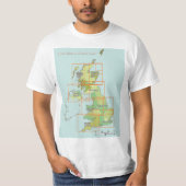 United Kingdom Aviation chart T-Shirt (Vorderseite)