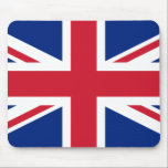 United Kingdom (British) Flag Mousepad<br><div class="desc">Customizable World Flag Products - Please feel free to add your own text.</div>