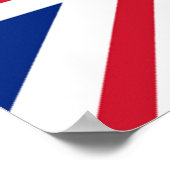 United Kingdom/British/Union Jack Flag Poster (Ecke)