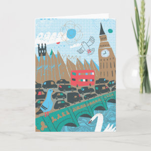 United Kingdom City Scene Karte