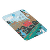 United Kingdom City Scene Magnet (Rechte Seite)