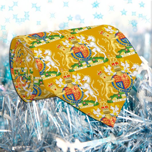 United Kingdom Coat arms, British Flag business Krawatte