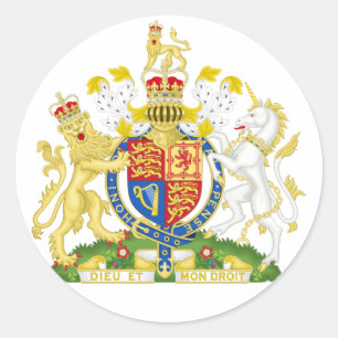 United Kingdom Coat Arms Sticker