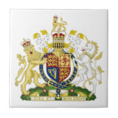 United Kingdom Coat of Arms Fliese (Vorderseite)