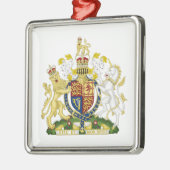 United Kingdom Coat of Arms Ornament Aus Metall (Links)